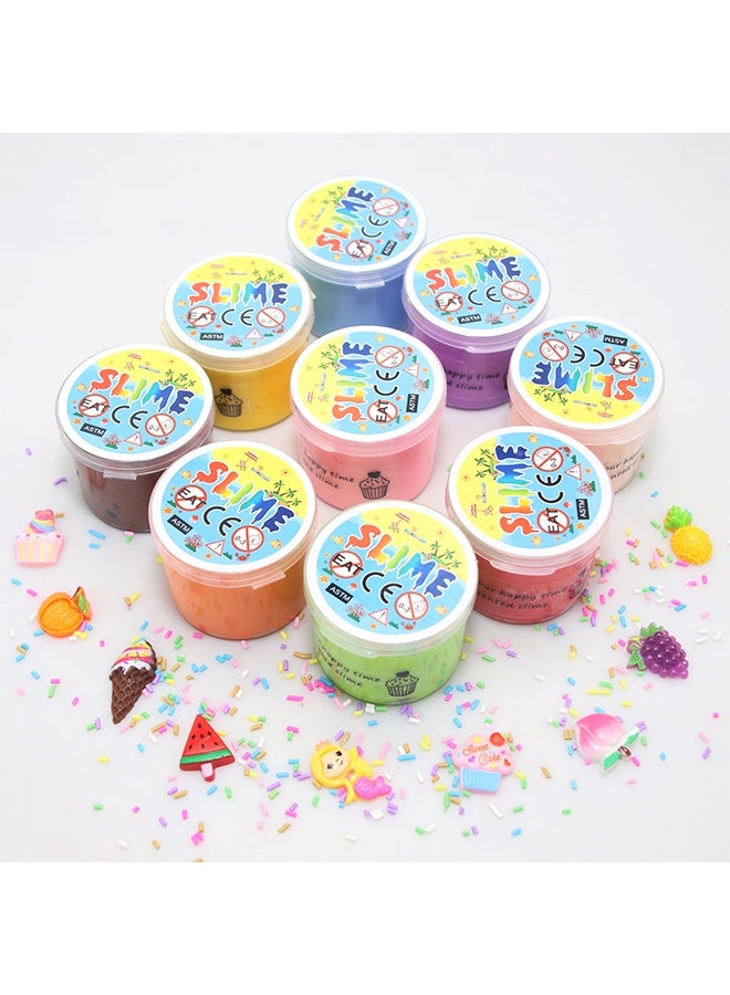 Butter Slime Kit 9pack for Party Favors, Scented, Soft and Non-Sticky, Birthday Gifts for Girl Boys, Stress Relief Slime Bulk for Ice Cream Mold fillings - Image 3