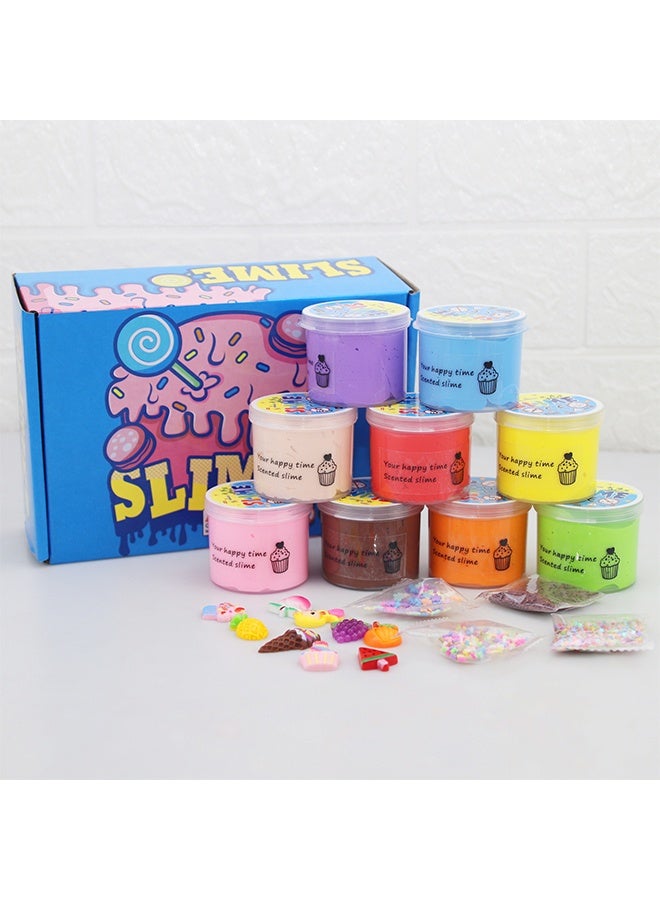 Butter Slime Kit 9pack for Party Favors, Scented, Soft and Non-Sticky, Birthday Gifts for Girl Boys, Stress Relief Slime Bulk for Ice Cream Mold fillings - Image 2