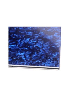 Blank Guitar Pickguard Material Scratch Plate Backplate Sheet 44 x 29cm for Bass 3Ply Guitar (Blue Pearl)