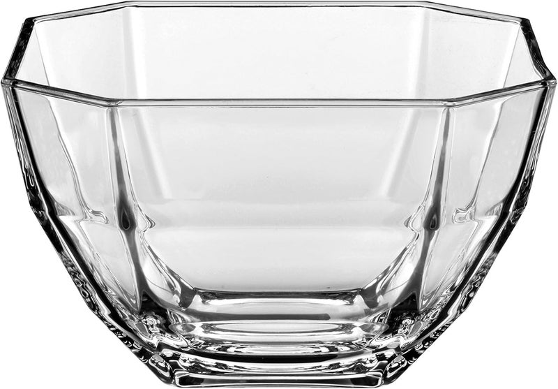 Barski  European Quality  Glass  Set of 6  Small Bowls  Octagon  Could Be Used For Small FruitNutDessert  Each Bowl is 43 Diameter  Made in Europe - Image 1