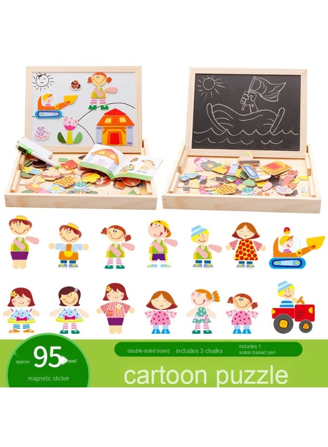 Wooden Puzzle for Kids - Educational and Developmental Toy