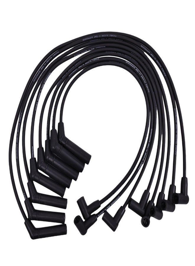 Chamixx 7MM HEI Spiral Core Spark Plug Wires 396-427-454 Compatible with Chevrolet GMC 366 396 427 454 502 Engine Distributor - Image 1