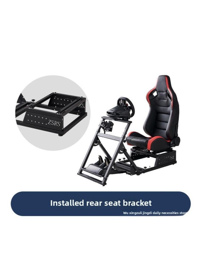 Generic - FoldinG RacinG SimulaTor Game STeerinG Wheel BrackeT G29G27G923T300rSG923 DeVil Claw R5r9V99-Product Color:Second Generation Panel Pedal Anti-over + Gear Position + Handbrake Please Note The Simulator Model - Image 1