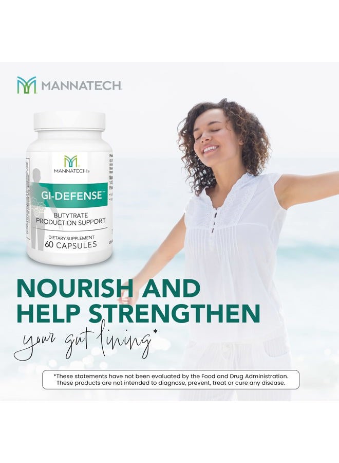 Mannatech GI-Defense 60 Capsules. Butyrate Supplement to Helps Strengthen Your Gut Barrier. To Support Gut Health. Immune Support & Antioxidants Supplement - Image 5