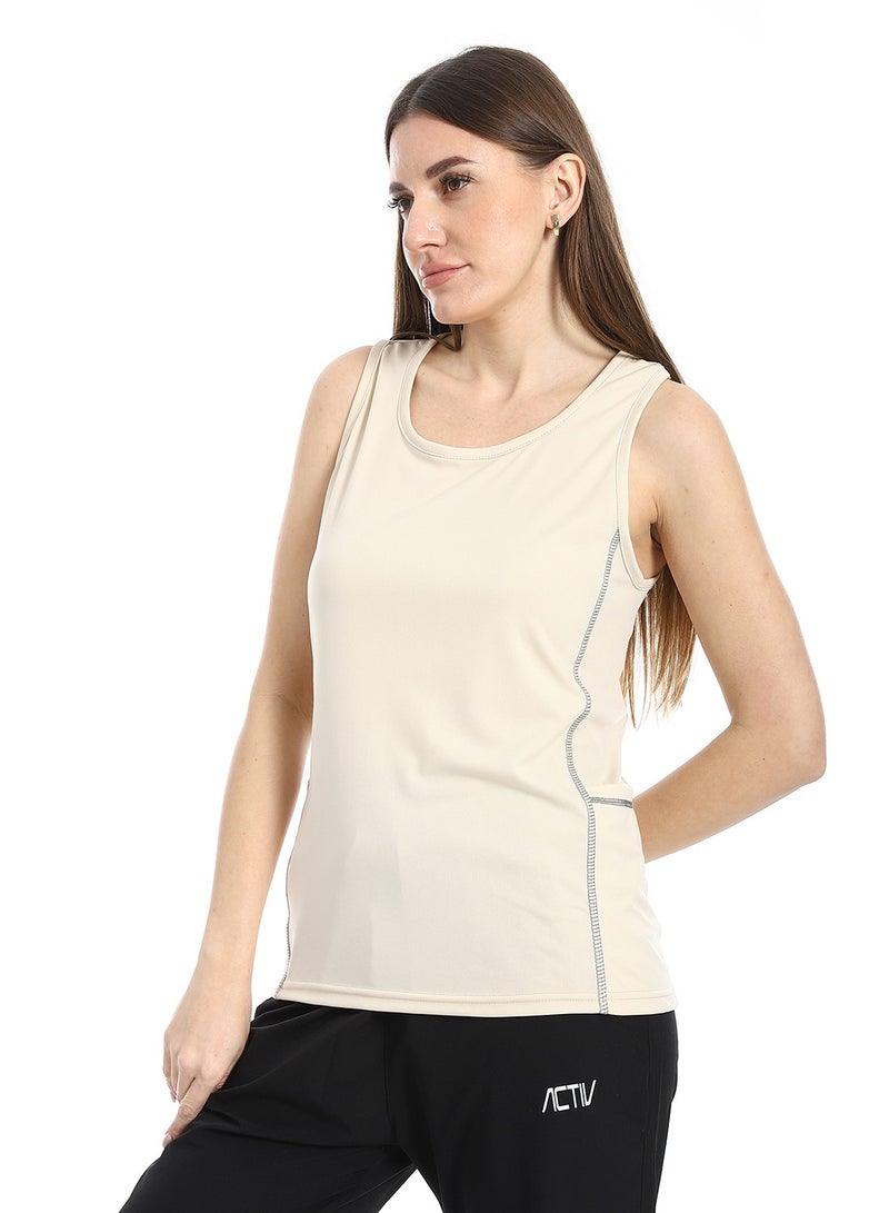 Caesar Women's Cut Sports T-Shirt with Side Pockets  - Image 3