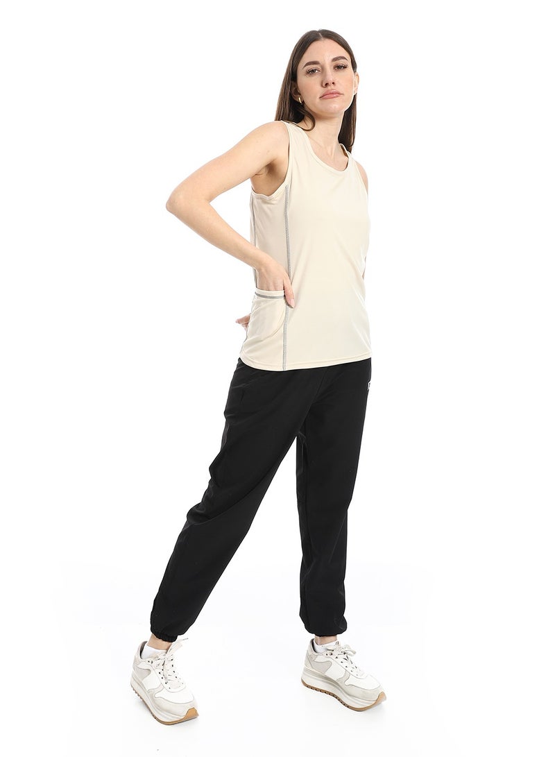 Caesar Women's Cut Sports T-Shirt with Side Pockets  - Image 1