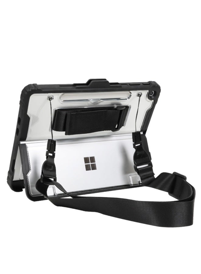 general Raider Series Heavy Duty Case with Hand Strap for Microsoft Surface Pro 12", Crystal Clear - Image 1