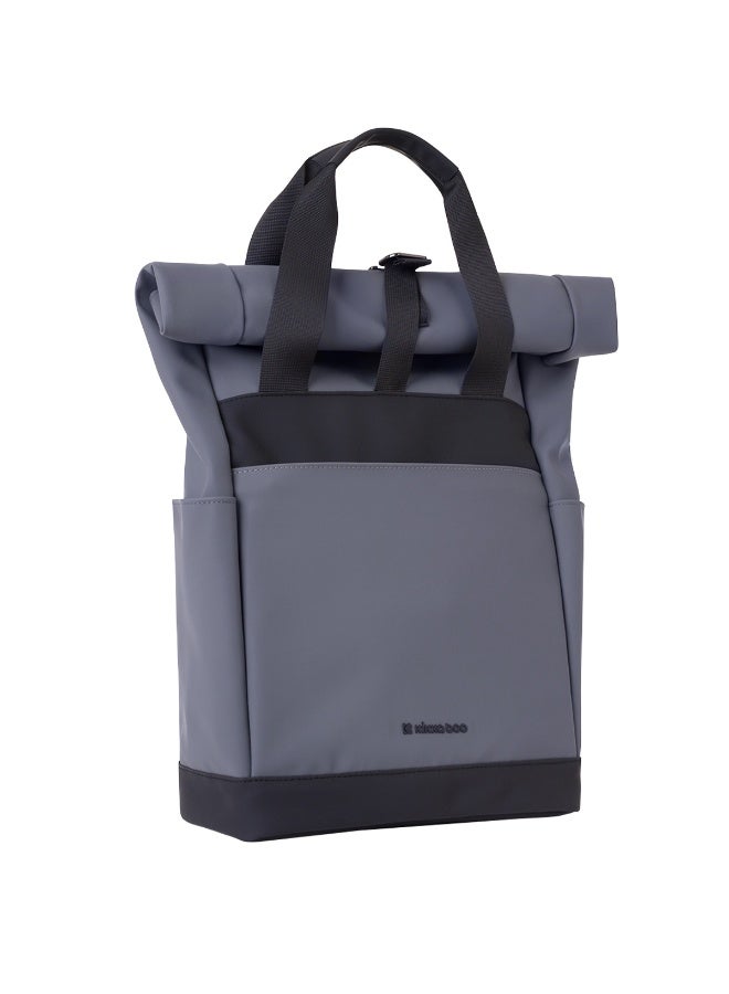 KIKKABOO حقيبة سيريز القابلة للطي، حقيبة الأم، تثبيتات عربة الأطفال، سعة كبيرة، وسادة تغيير محمولة، حقيبة حرارية، حقيبة مقاومة للماء، حقيبة متعددة الاستخدامات - Image 3