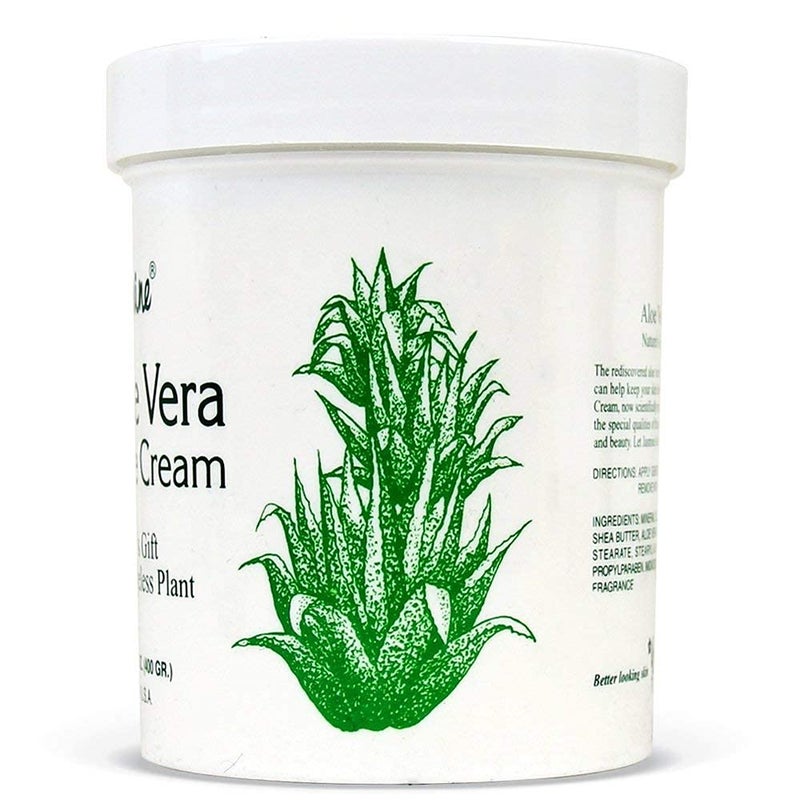 Jasmine Aloe Vera Massage Cream. Keep Your Face and Body Fresh and Soft with Anti-Aging Therapy Cream. Have Deeply Moisturized and Nutrition on Your Skin. Organic Aloe Vera Extract. [400 g / 14.1 Oz] - Image 2