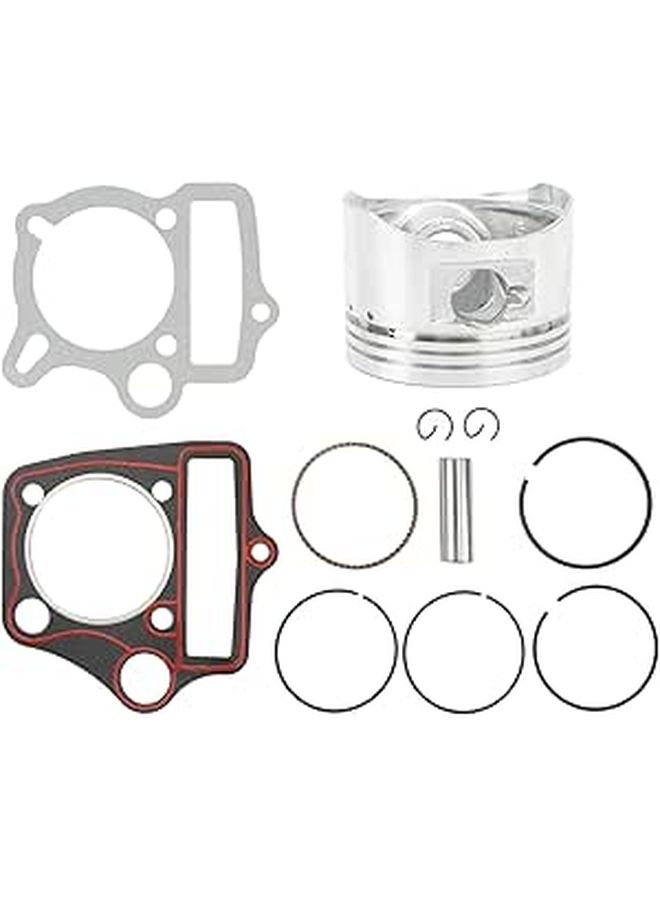 Engine Piston Rings Gasket Set 52.4mm for 110cc 125cc ATV Dirt Pit Bike - Image 1