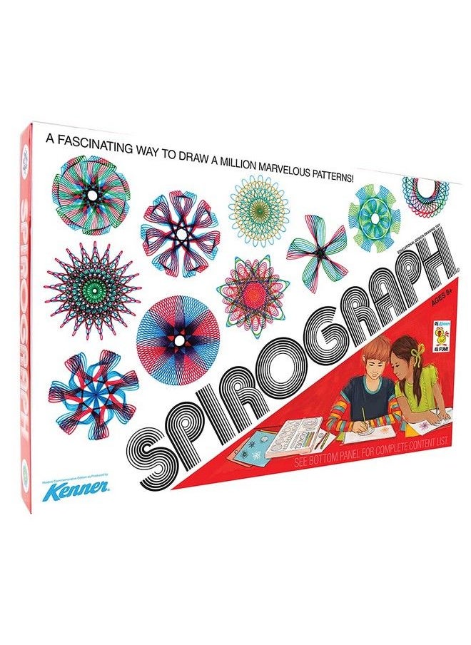 Spirograph Retro Deluxe Set Reproduction Of The Classic 1970S Deluxe Set Fun And Creative Activity Ages 8+  - Image 1