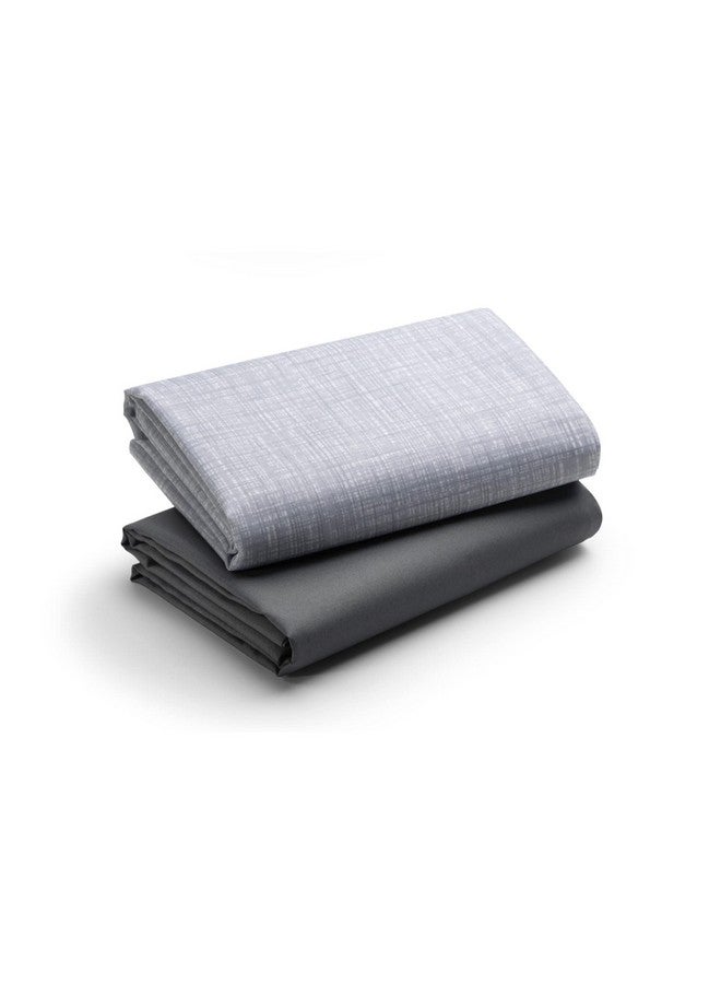 GRACO ® Pack 'N Play® Quick Connect™ Playard Waterproof Sheets 2 Pack Woven And Grey - Image 2
