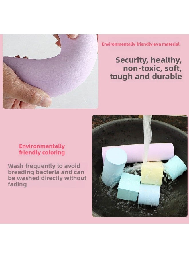 Direct EVA Building Blocks Kindergarten Children's Entertainment Toys Educational Castle Puzzle Building Blocks-Color:200 Building Blocks (3.5cm Thick - Image 5