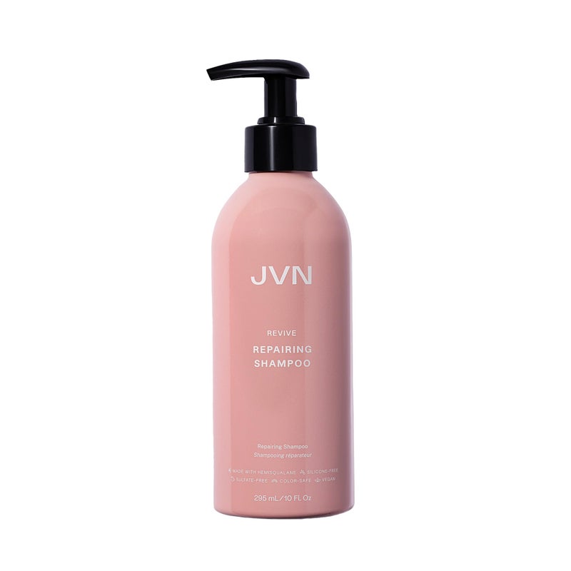 JVN Revive Repairing Shampoo, 10 Fl Oz, Strengthen & Repair Damaged, Color Treated, or Fragile Hair, Hair Care for Women and Men, Non-Toxic, Silicone and Sulfate Free Shampoo - Image 1