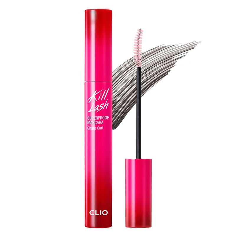 CLIO PROFESSIONAL CLIO Kill Lash Superproof Mascara, Waterproof Mascara Black, Lifting Defined Natural Eyelash, Volumizing, Long-Lasting, Clump & Smudge-Free, for Sensitive Eyes, Korean Makeup Beauty (010 Sharp Curl) - Image 1
