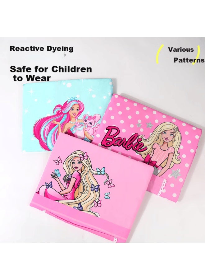 Barbie Baby Bib A Waterproof Anti-dirt Toddler Girls' Painting Smock Reversible Infant Overclothes - Image 1