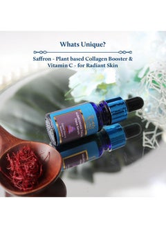 Blue Nectar Blue Nectar Kumkumadi Tailam Skin Brightening Face Oil for Glowing Skin, Dull & Damage Skin Repair | Natural Anti Aging Serum | With Plant Based Collagen Booster (26 Herbs, 10 ml)  - Image 2