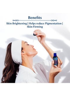 Blue Nectar Blue Nectar Kumkumadi Tailam Skin Brightening Face Oil for Glowing Skin, Dull & Damage Skin Repair | Natural Anti Aging Serum | With Plant Based Collagen Booster (26 Herbs, 10 ml)  - Image 4