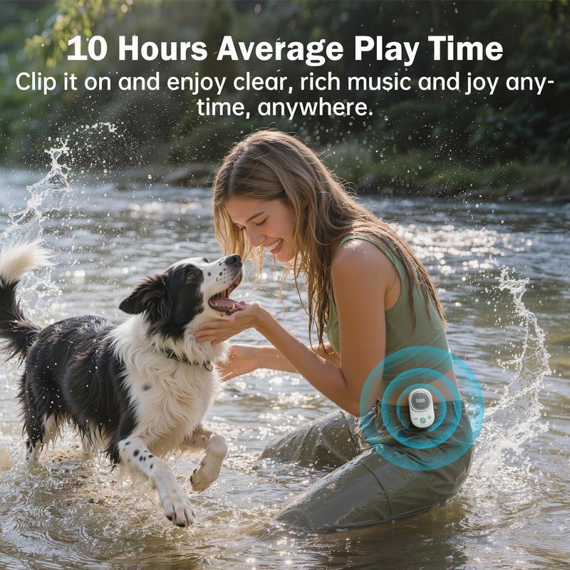 Divoom Itour-S Portable Mini Wireless Bluetooth Speaker, Big Audio and Punchy Bass,Clip-On Design, IP67 Waterproof and Dustproof,10 Hours Playtime,Speaker for Home Travel Office and Outdoors (White) - Image 5