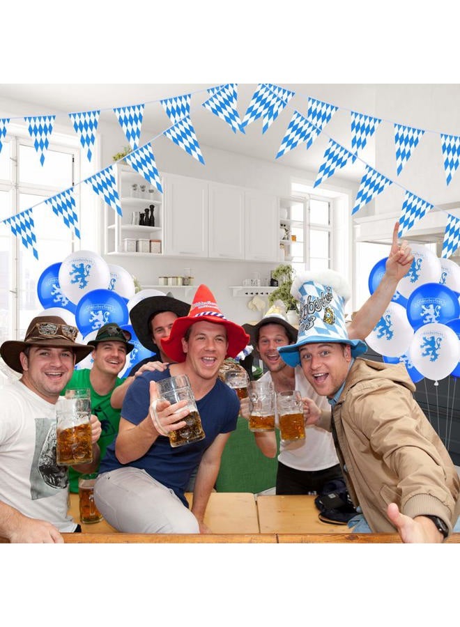 Tuparka 98 Feet Oktoberfest Bavarian Pennant Banner Flag, Oktoberfest Decorations Octoberfest Party Supplies - Image 5