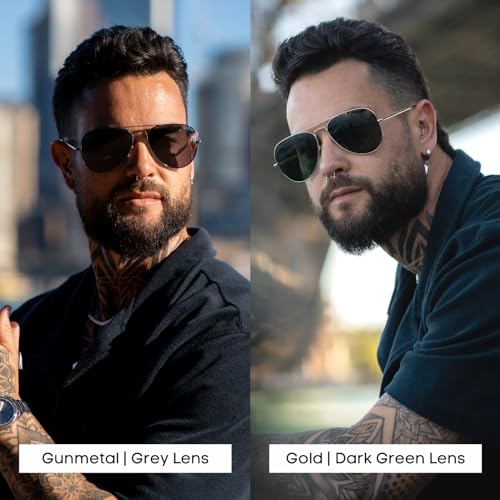 PRIVEL XXL Size Extra Large Classic Polarized Aviator Sunglasses 150MM for Big Wide Head Men Ultralight UV400 Protection Glasses (SM001ASP-3) - Image 5