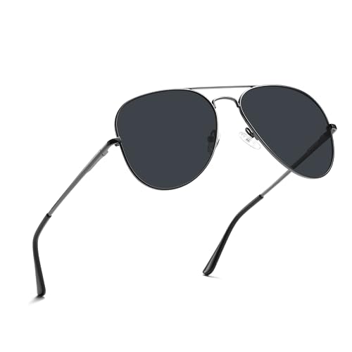 PRIVEL XXL Size Extra Large Classic Polarized Aviator Sunglasses 150MM for Big Wide Head Men Ultralight UV400 Protection Glasses (SM001ASP-3) - Image 1