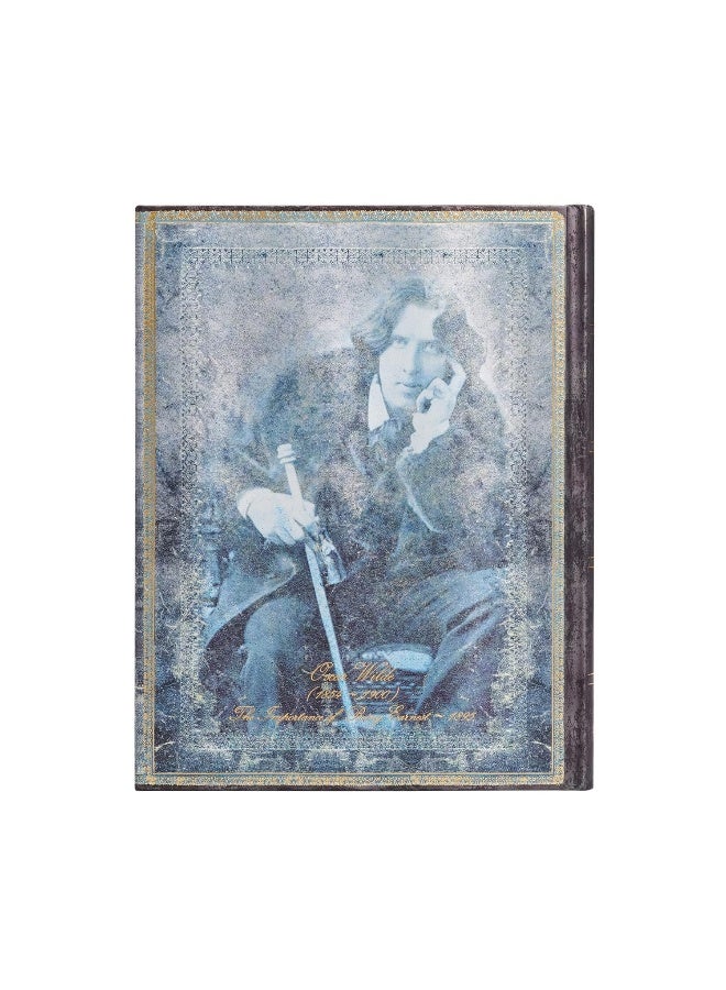 Paperblanks | Wilde, The Importance of Being Earnest | Embellished Manuscripts Collection | Hardcover | Ultra | Lined | Wrap Closure | 144 Pg | 120 GSM  - Image 3