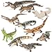 THINKBAY 10PCS Crocodile Toys Realistic Alligator Animal Toys for Kids Include White Caiman Crocodile Alligator Figurines Cake Toppers Birthday Gift Party Favors for Boy - Image 2