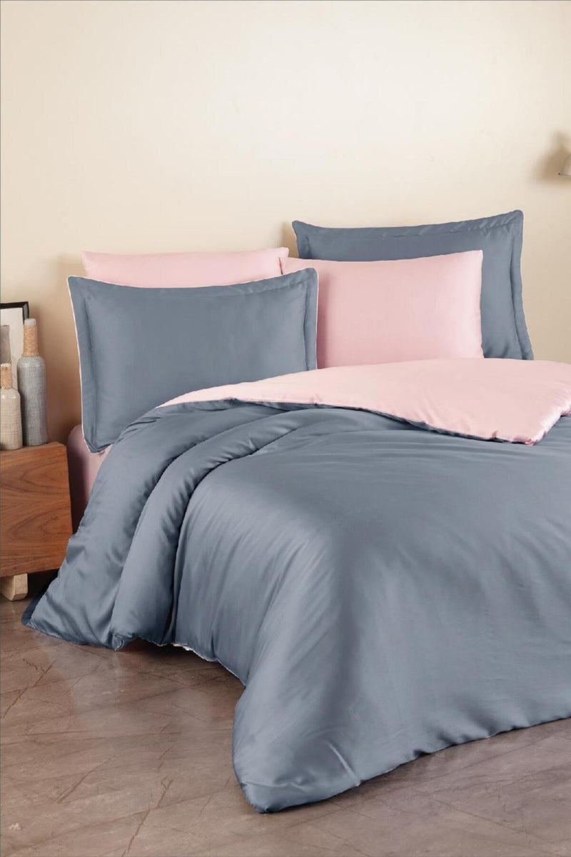 Varol Laura Home Cotton Satin Single Duvet Cover Set 