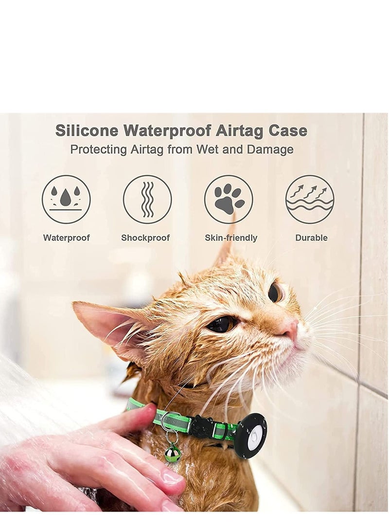 Altheqa airtag cat collar with bell safety buckle kitten collar - Image 5