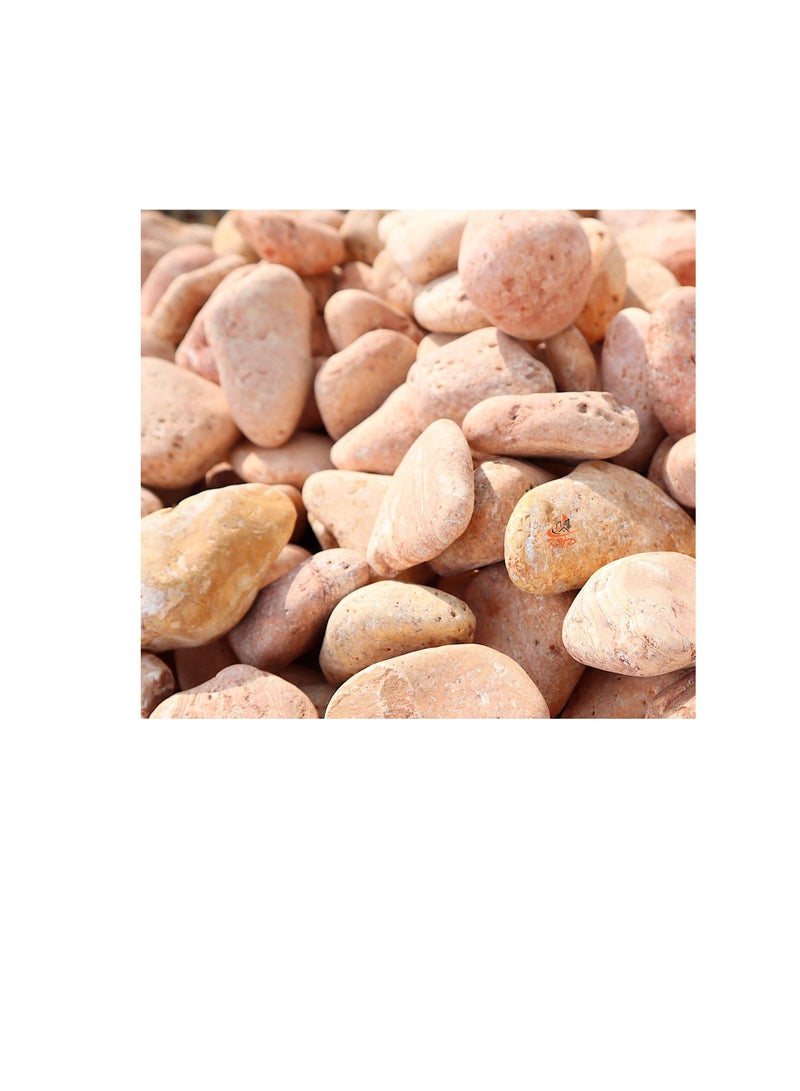 KNP Red Forest River Stone Natural Garden Material 5-8 cm 10kg - Image 1