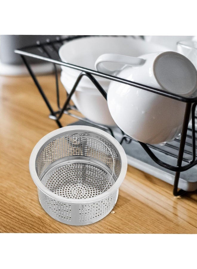 Kitchen Sink Drain Basket, 3-inch Basket for Kitchen Sink Strainer Replacement, Deep Cup with Handle, SUS 304 Stainless Steel - Image 4