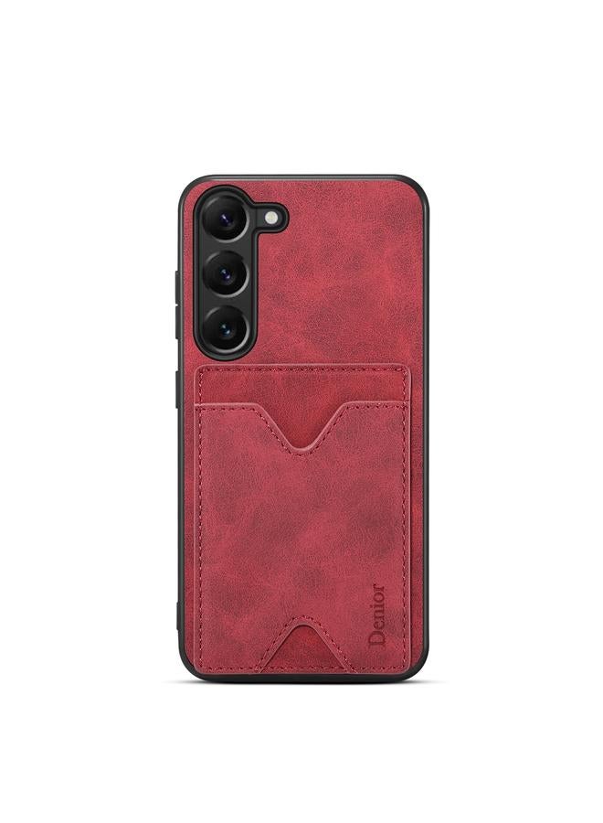 دينيور جراب لهاتف Samsung Galaxy S24+ 5G من البولي يوريثان مع حامل وفتحة للبطاقات - Image 2