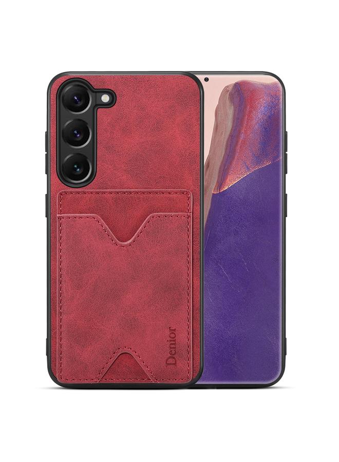 دينيور جراب لهاتف Samsung Galaxy S24+ 5G من البولي يوريثان مع حامل وفتحة للبطاقات - Image 1