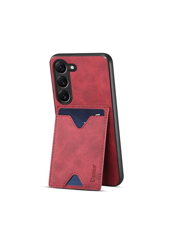 دينيور جراب لهاتف Samsung Galaxy S24+ 5G من البولي يوريثان مع حامل وفتحة للبطاقات - Image 5