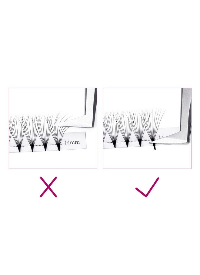 FADLASH - Lash Extension 10D 0.07 Premade Fans Eyelash Extensions D Curl Mix Tray Volume Short Stem (10D-0.07-D, 8-14Mm Mix) - Image 1
