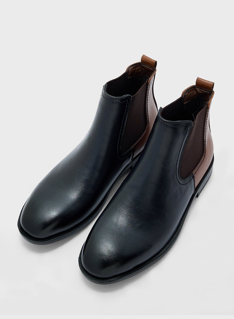 Robert Wood Color Block Chelsea Boots  - Image 4