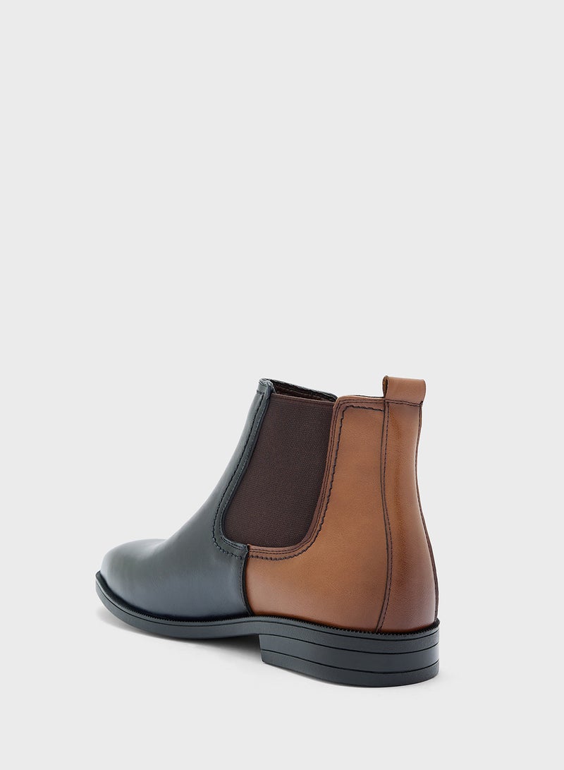 Robert Wood Color Block Chelsea Boots  - Image 3