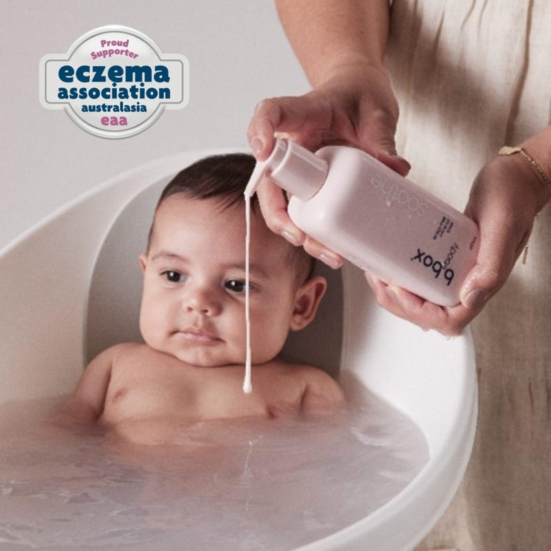 b.box body Soothe - Soap Free Mineral Bath Soak with Calming Kakadu Plum Scent. Safe for Baby from Birth & All Ages. Gently Cleans & Softens Skin. Cruelty Free. Dermatologist Tested. 11.8 Fl Oz - Image 2