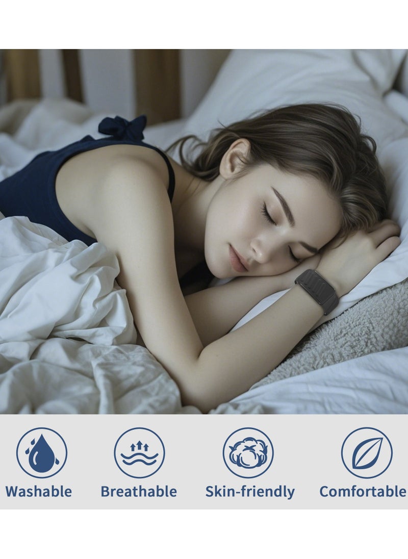 Breathable Cashmere-Elastic Wristband for Whoop 4.0 – Durable adjustable woven strap with cashmere-nylon blend, engineered for round-the-clock wear during sleep monitoring, gym workouts, and activity tracking. Combines moisture-wicking comfort and strap adjustability for seamless band replacement. Tool-free installation