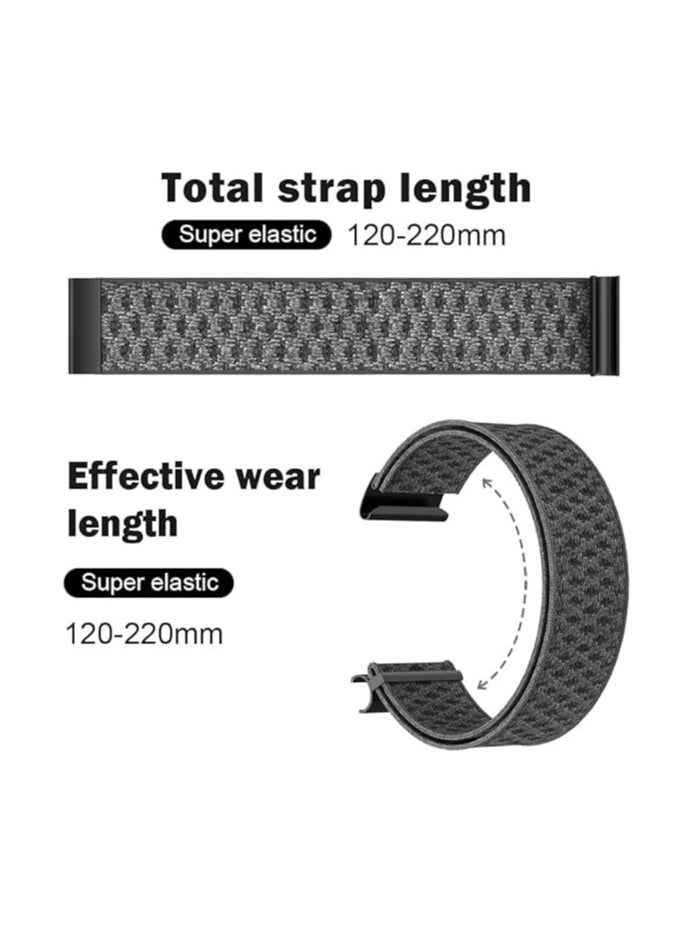 RinGinG Breathable Cashmere-Elastic Wristband for Whoop 4.0 – Durable adjustable woven strap with cashmere-nylon blend, engineered for round-the-clock wear during sleep monitoring, gym workouts, and activity tracking. Combines moisture-wicking comfort and strap adjustability for seamless band replacement. Tool-free installation  - Image 4