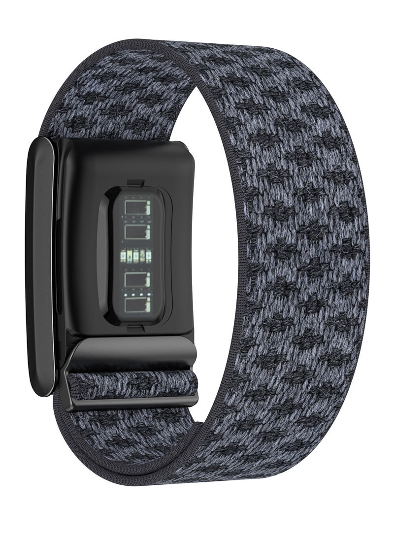 RinGinG Breathable Cashmere-Elastic Wristband for Whoop 4.0 – Durable adjustable woven strap with cashmere-nylon blend, engineered for round-the-clock wear during sleep monitoring, gym workouts, and activity tracking. Combines moisture-wicking comfort and strap adjustability for seamless band replacement. Tool-free installation  - Image 2