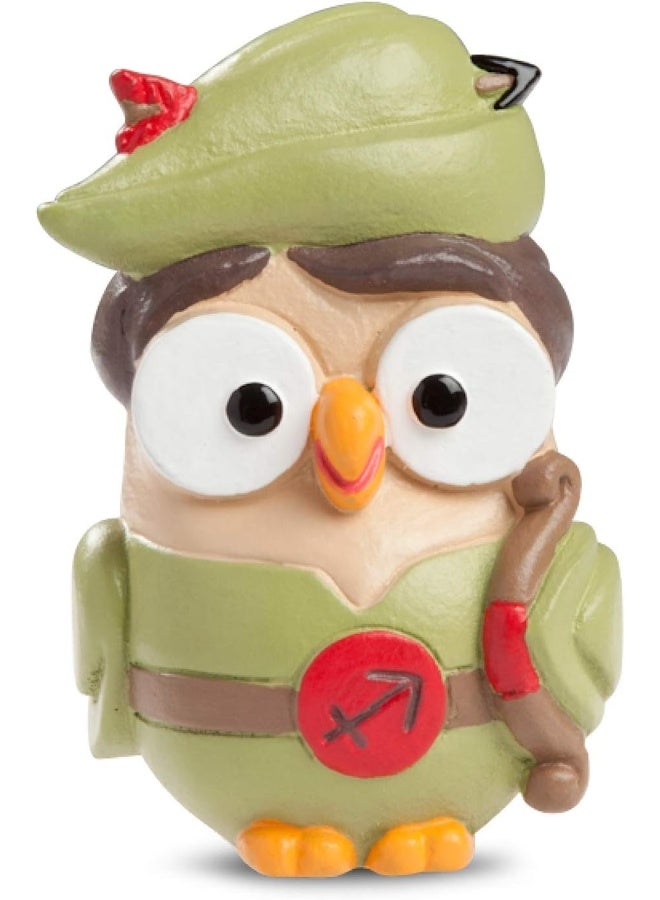 تمثال زودياك جويفي القوس – 8x10 سم خزف مطلي يدويًا، ديكور منزلي مستوحى من علم الفلك وهدايا – قطعة فريدة لجمع كل علامة زودياك، مثالية لتخصيص مساحتك