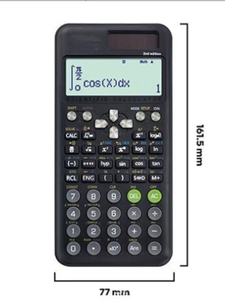 FX-991ESPLUS Second Edition Scientific Calculator, Black - Image 1