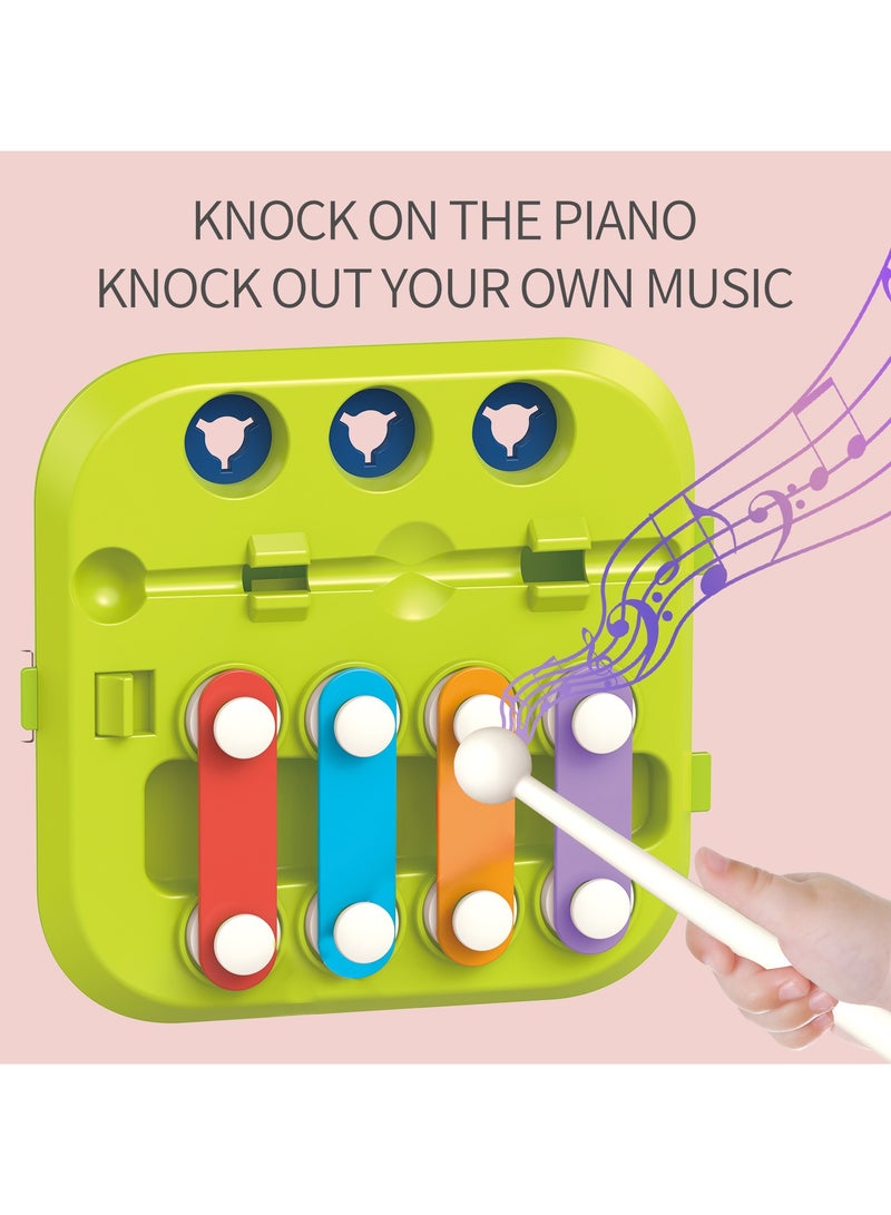 Mr. Penda Baby Activity Center Shape Sorter, 7 in 1 Sorting Box, Early Learning Interactive Montessori Toys Gifts for Toddlers Boys Girls (Random Color) - Image 4