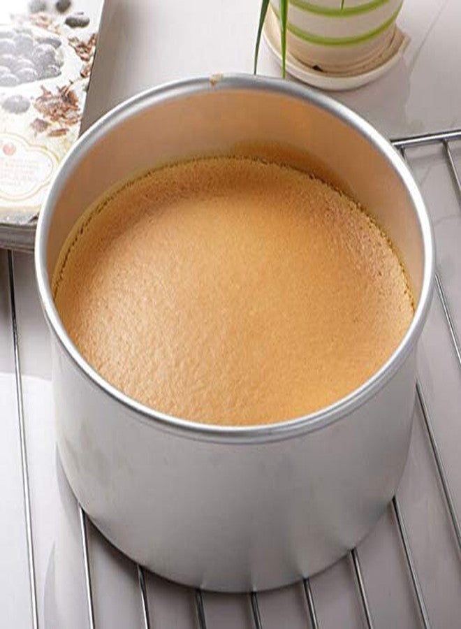 رويالز قالب كيك رويالز من الألومنيوم | صينية كيك | قالب كيك | قالب كيك للميكروويف والفرن | قالب خبز | صينية خبز (6 بوصة) - Image 2