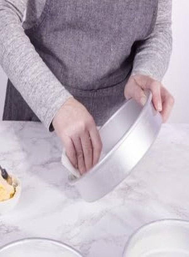 رويالز قالب كيك رويالز من الألومنيوم | صينية كيك | قالب كيك | قالب كيك للميكروويف والفرن | قالب خبز | صينية خبز (6 بوصة) - Image 3