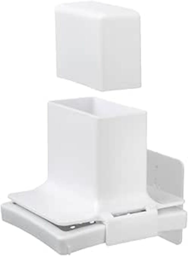 Cabilock Wall Mounted Soap Holder, Soap Case for Bathroom Shower Press Type Soap Grinding Box Plastic Soap Dispenser Soap Draining Rack with Lid for Kitchen Gym