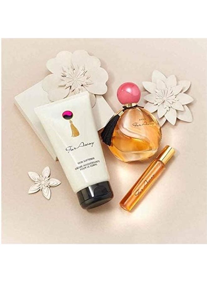 AVON Far Away Gift Set Eau De Parfum 50Ml Body Lotion And Purse Spray Xmas  - Image 2