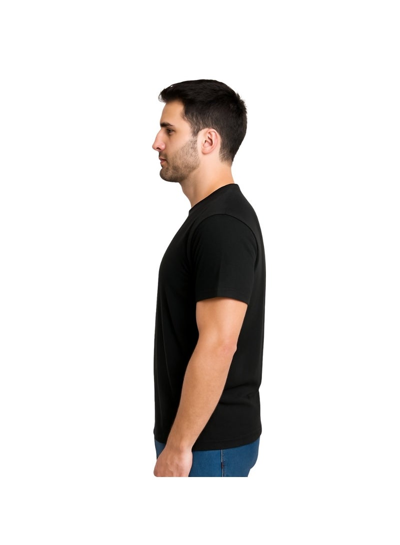 برينت شوب فور مي 10 قطع تي شيرت رجالي ممشط برقبة مستديرة للكبار 190 جرام في المتر المربع من القطن الخالص الألوان الأساسية - Image 4